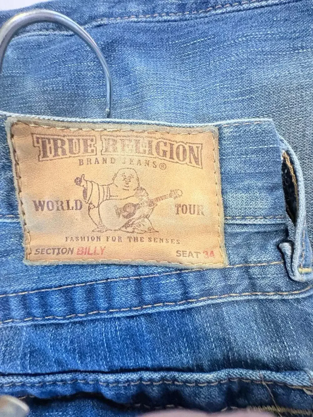 Vintage True Religion Billy Big T Bootcut Denim Jeans Size 33 #1189